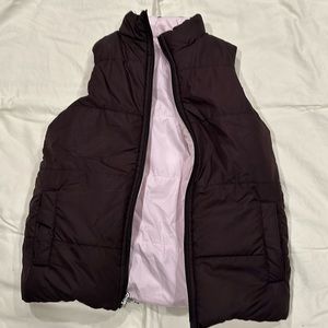 Girls Reversible Puffer Vest